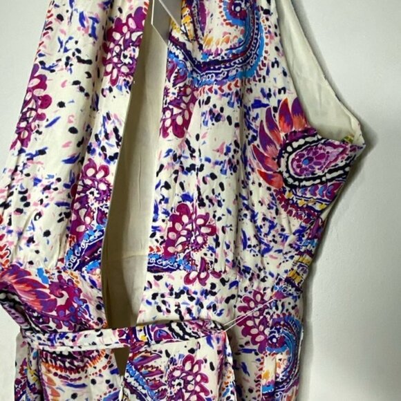 NEW Kachel x Anthropologie Amethyst Jumpsuit Paisley Women's Size 12 - Picture 7 of 12